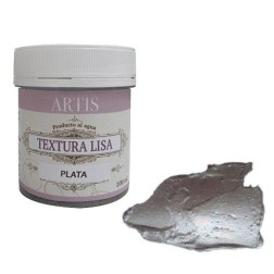 Textura lisa plata