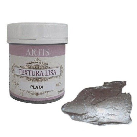 Textura lisa plata