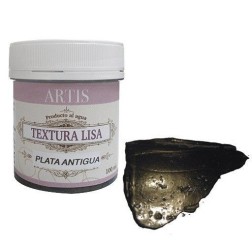 Textura lisa plata antigua