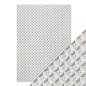 CRAFT PERFECT - SILVER CHEQUER. Papel Scrapbooking A4