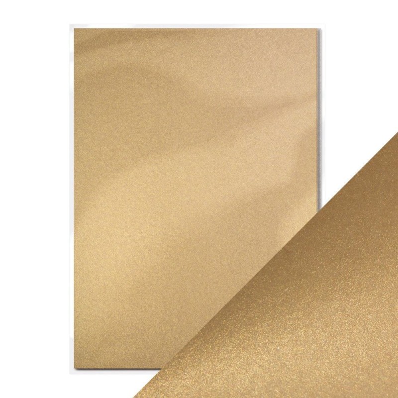 PEARLESCENT MAJESTIC GOLD. Papel Scrapbooking A4 9500E | L'aura Bella
