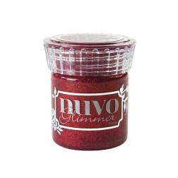 Nuvo Glimmer Paste. Garnet Red