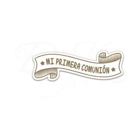 Mi Primera Comunión (10 x 3,3 cm) Etiqueta