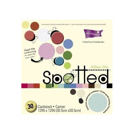 Jillian Dot. Gofrado con puntos pequeños. Core'dinations