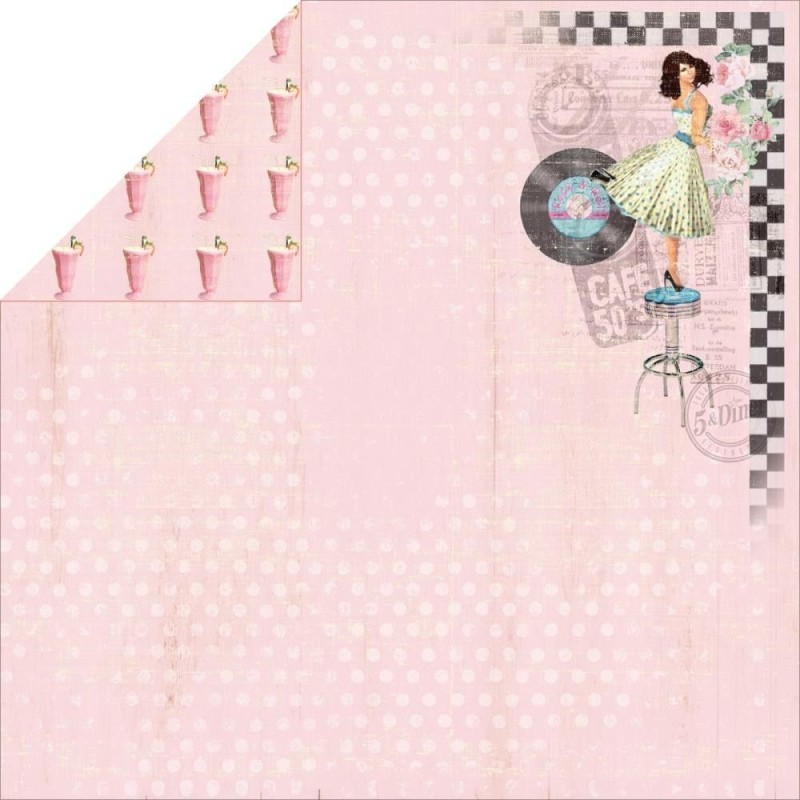 Milkshake Collection, Fabscraps, Papel decorado