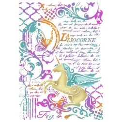 Stencil A4 wonderland