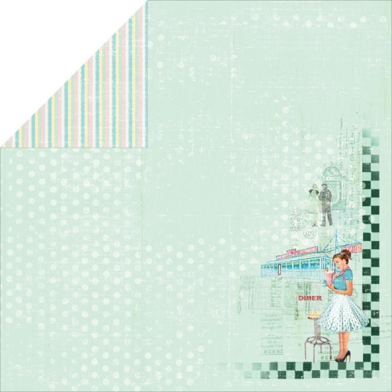 Milkshake Collection, Fabscraps, Papel decorado