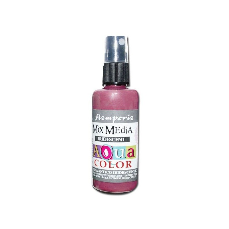 Aquacolor spray. Rosa antiguo. Iridiscente