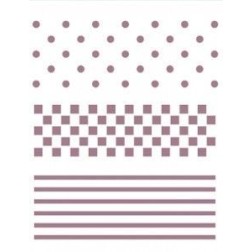 Puntos, cuadrados y rayas