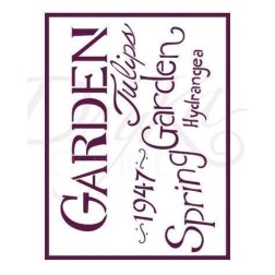 Garden, tulips, Hydrangea