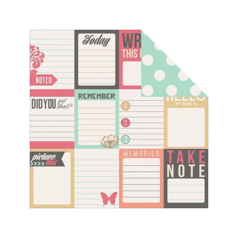 Daily stories, Teresa Collins, Papel decorado