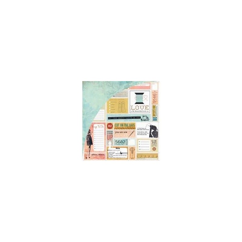 Lucille, Basic Grey, Papel scrapbooking | L'aura Bella