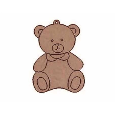 Osito sentado. Para colgar