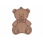 Osito sentado. Para colgar