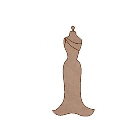 Silueta vestido de noche