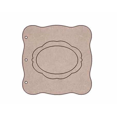 Álbum ondulado cuadrado