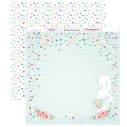 Papel Scrapbooking SCP-249 Ecografía Dayka Trade| L'aura Bella