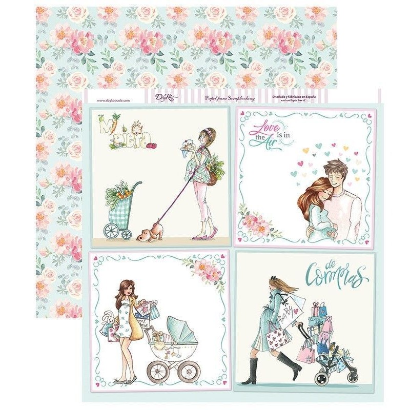 Papel Scrapbooking. SCP-251 Escenas del embarazo | L'aura Bella