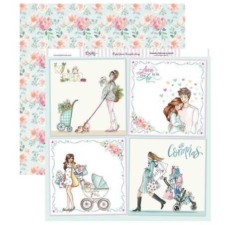 Papel Scrapbooking. SCP-251. Voy a ser mamá: "escenas del embarazo"