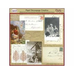 Papel decoupage. Fotos y cartas antiguas | L'aura Bella