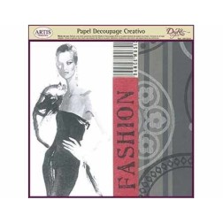 Papel decoupage. Fashion. Moda | L'aura Bella