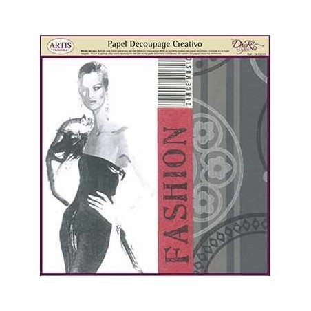 Papel decoupage. Fashion. Moda | L'aura Bella