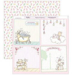 Papel Scrapbooking SCP-257 niña: la hora del baño | L'aura Bella
