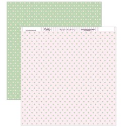 Papel Scrapbooking  SCP-266 niña: fondo estrellas | L'aura Bella