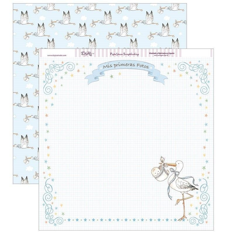 Papel Scrapbooking SCP-271 niño: mis primeras fotos | L'aura Bella