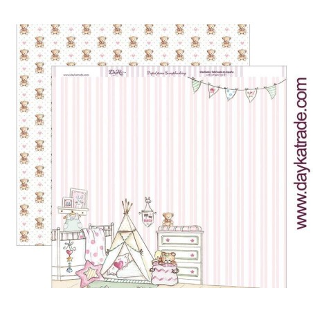 Papel Scrapbooking. SCP-260. Y por fin llegaste tú, mi niña: "eres muy especial"