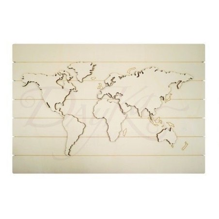 Mapamundi en relieve