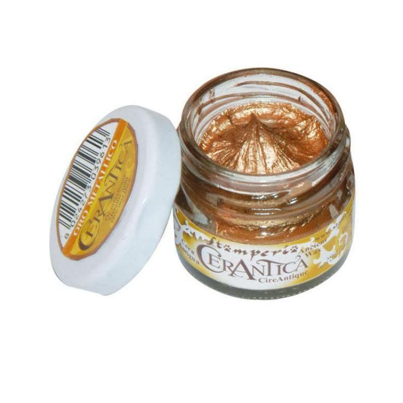 Cerantica cobre metalizado K3P15R Stamperia | L'aura Bella