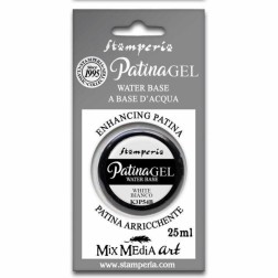 Patina Gel 25ml Blanco White K3P54B Stamperia | L'aura Bella