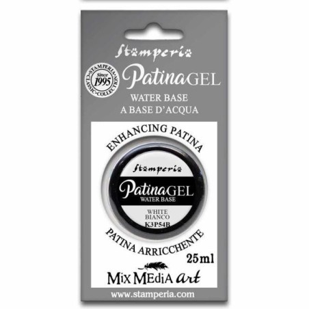 Patina Gel 25ml Blanco White K3P54B Stamperia | L'aura Bella