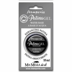 Patina Gel 25ml Anthracite Antracita K3P54G Stamperia | L'aura Bella