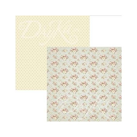 Flores sobre fondo azul