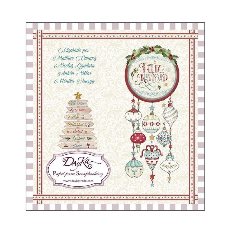 colección 24 hojas dayka navidad 2018| L' aura Bella