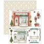 Papel Scrapbooking. SCP-283. Navidad 2018 Dayka. Juguetería con Papá Noel. 3D