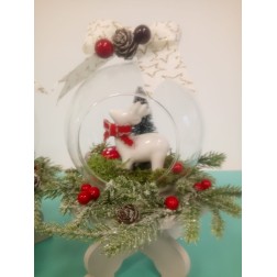 kit navidad dayka. 2 bolas de cristal renos completo | L' aura Bella