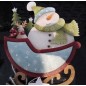 Muñeco de nieve trineo