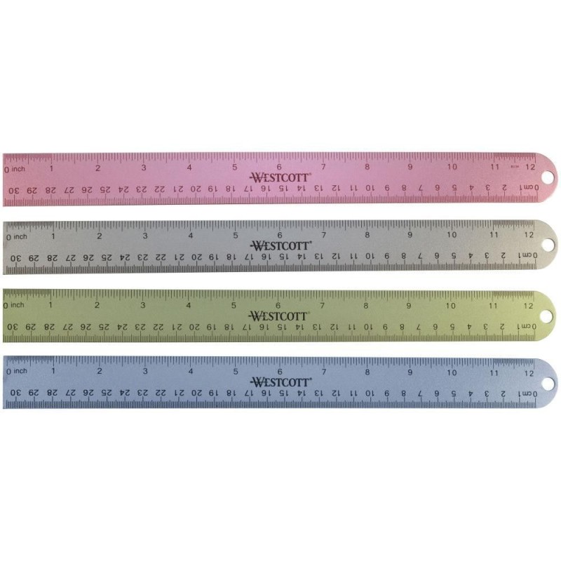 Regla de aluminio- 30 cm 12 pulgadas |L' aura Bella