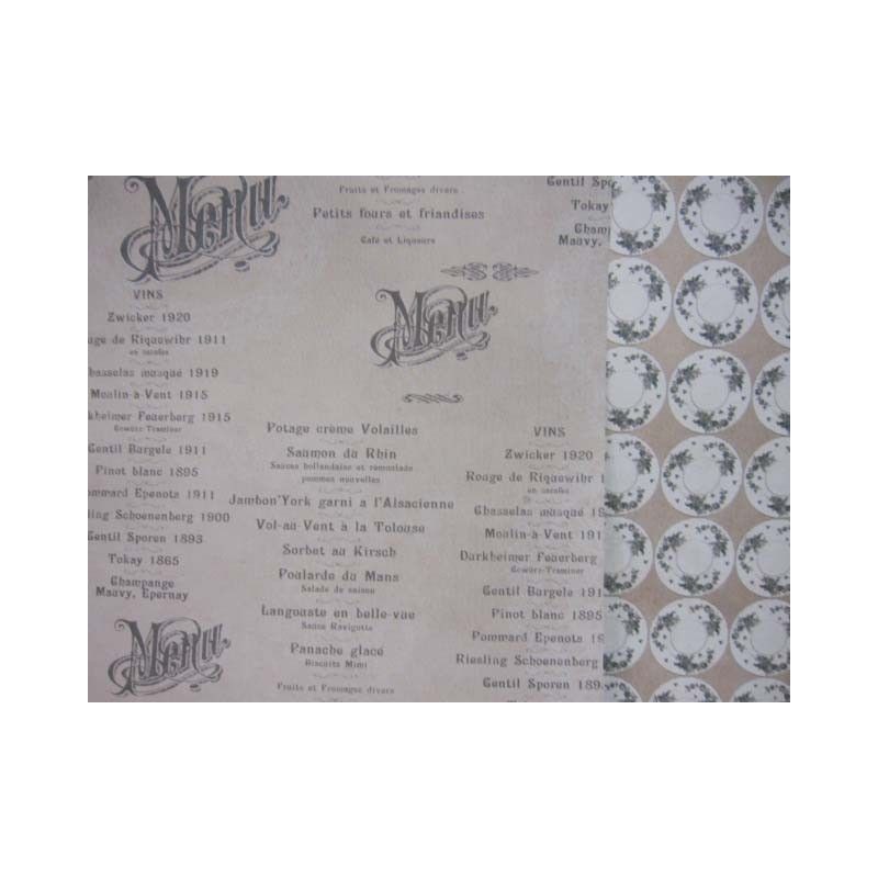 Sra. Granger, Scrap House, Papel decorado