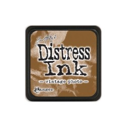 Vintage Photo. Distress Ink Mini. Tim Holtz Ranger | L' aura Bella