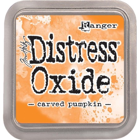 Carved Pumpkin. Distress Oxide Ink. Tim Holtz Ranger
