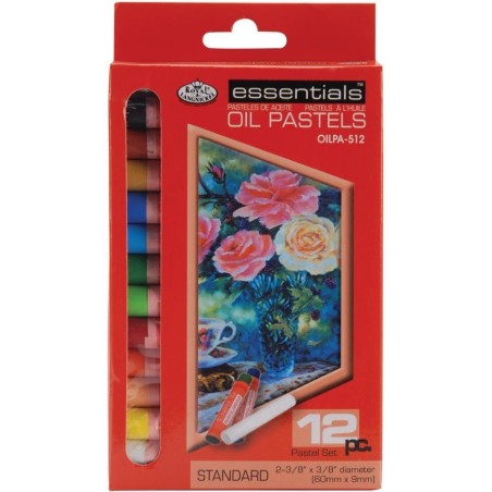 Pasteles al oleo. 12 colores. Oil pastels | L' aura Bella
