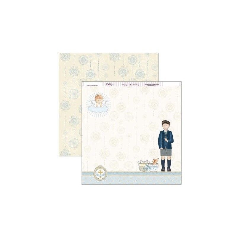 Papel Scrap Dayka SCP-305 Niño pantalón corto perrito | L'aura Bella