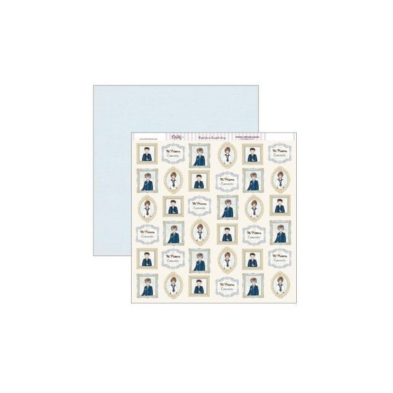 Papel Scrap Dayka SCP-313 Cuadros de niños de Comunión | L'aura Bella