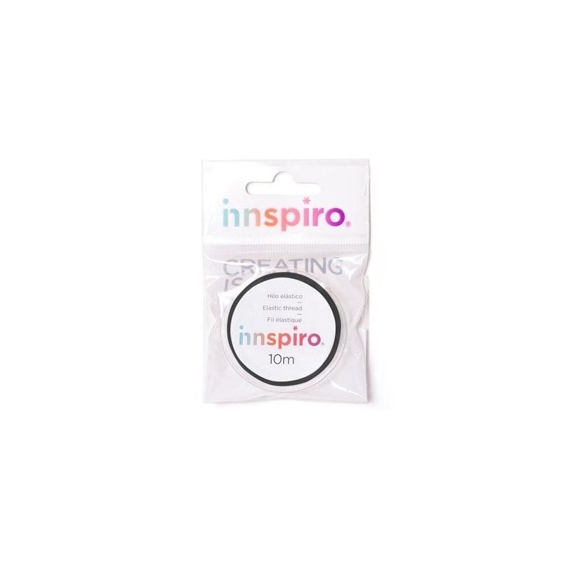 Hilo de nailon. Nylon. Bisutería. 0.35mm x 10 m. Negro  | L´AURA BELLA