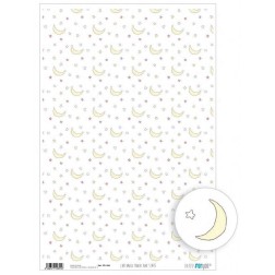 Papel cartonaje encuadernacion. Moon and Stars | L'aura Bella