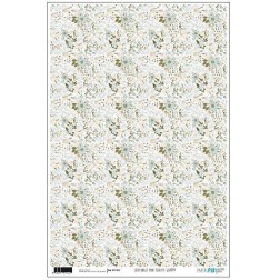 Papel cartonaje encuadernacion. Mint Beauty Garden| L'aura Bella